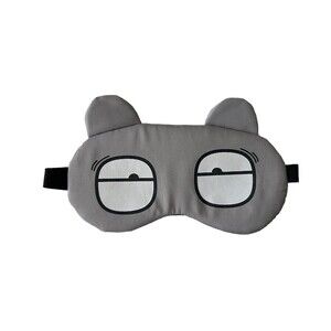 White Eyes Sleeping Mask Night Cover Relax Masks Women Men Christmas Gift Gray